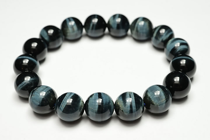 12mm天然ブルータイガーアイブレ...