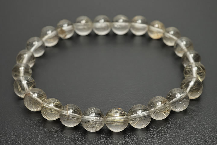 Rakuten - 8.5mmシルバールチルブレスAA