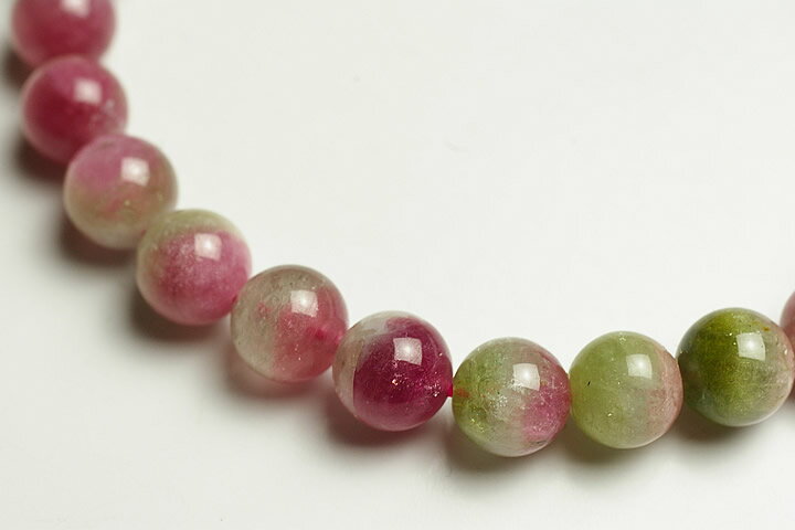 7mmキャンディーカラーウォーターメロンブレス8Aグレード　アフガニスタン産