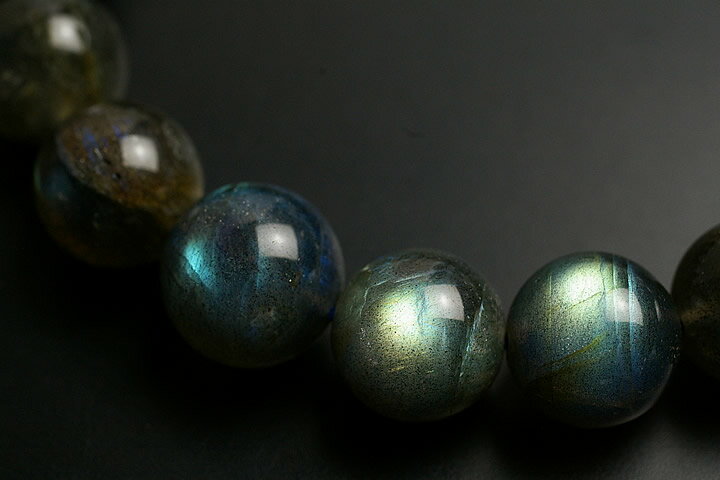 11mm7Aラブラドライトブレス