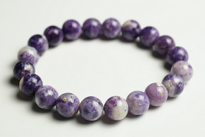 プレミアムグレード！9.5mmティファニーストーンブレスレット　アメリカ　ユタ州産