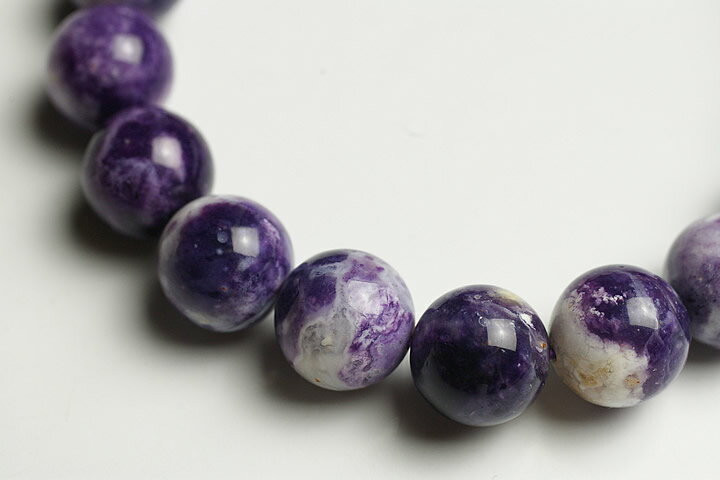 プレミアムグレード！9.5mmティファニーストーンブレスレット　アメリカ　ユタ州産