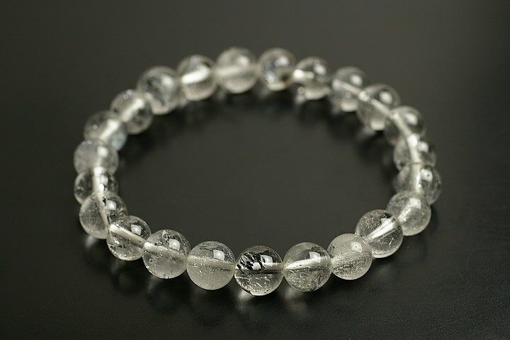 8mm5Aスティブナイトインクォーツブレスレット ルーマニア産