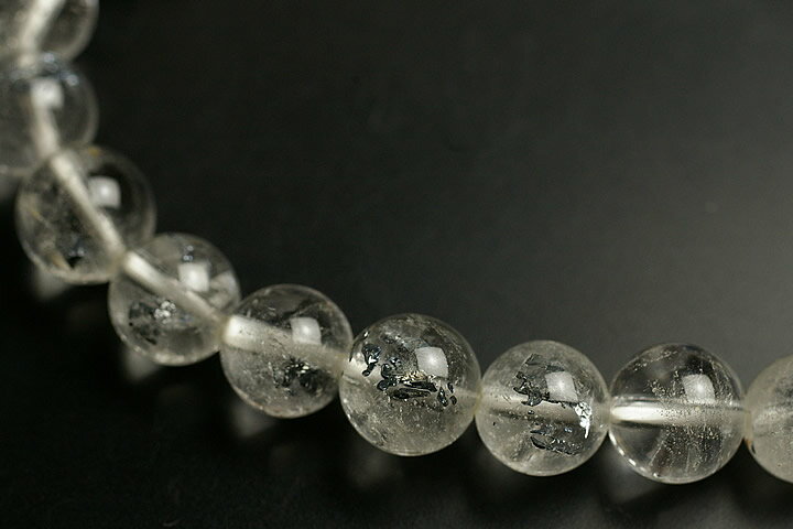 8mm5Aスティブナイトインクォーツブレスレット ルーマニア産