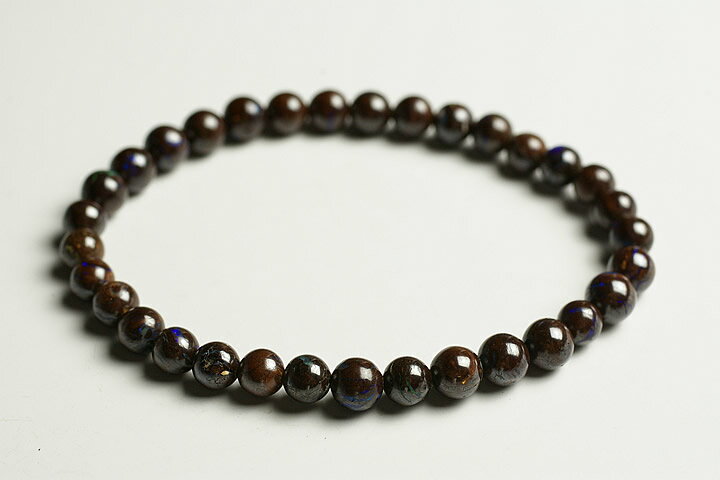 6mmボルダーオパールブレス　ファイナルグレード