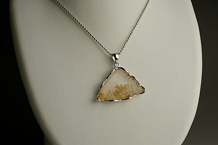 デンドライト　デンドリチックアゲート　ペンダントトップ　最高級品