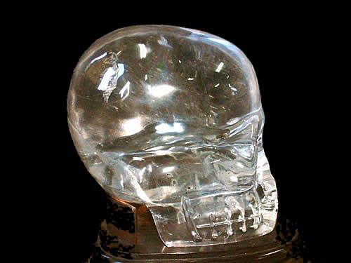 水晶ドクロ彫刻