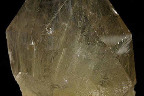 高級品ルチル水晶クラスター