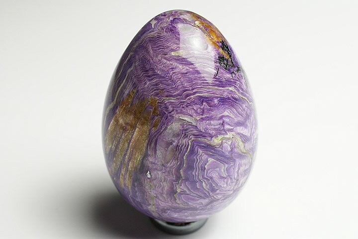 大きいチャロアイトエッグ　プレミアムグレード　ロシア産