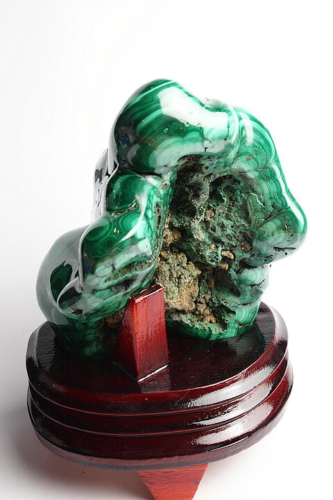 マラカイト原石 ポリッシュ　ザイール産