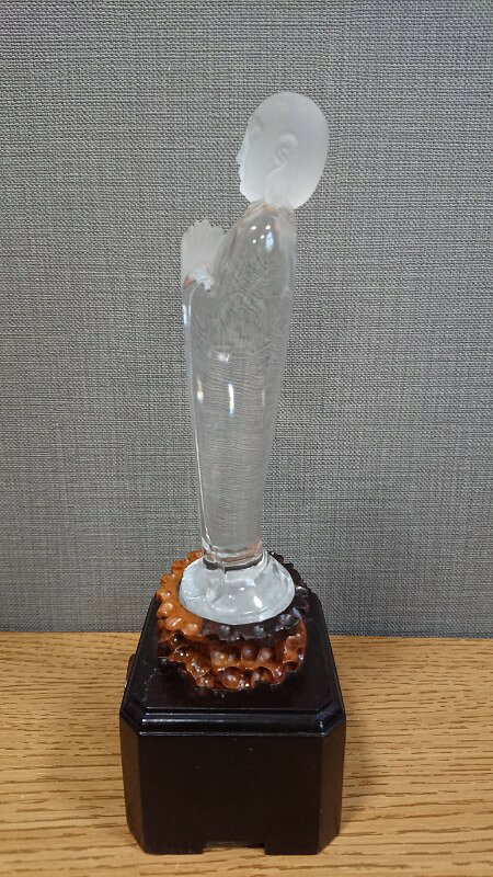 最高グレード水晶　仏像彫刻品　ブラジル産