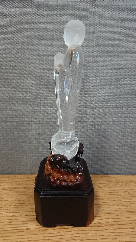 最高グレード水晶　仏像彫刻品　ブラジル産