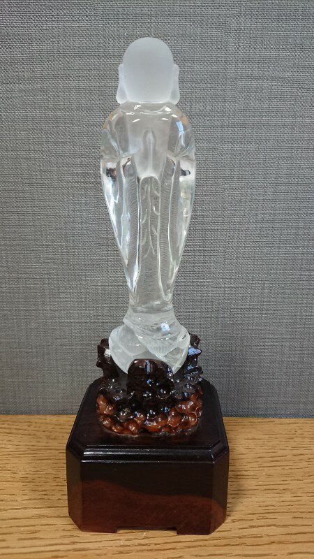 最高グレード水晶　仏像彫刻品　ブラジル産