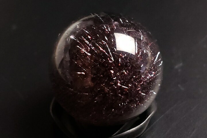 16mm30Aグレード最高級品エスピリットサント産エレスチャルフラワースーパーセブン丸玉 シャイニングカラー