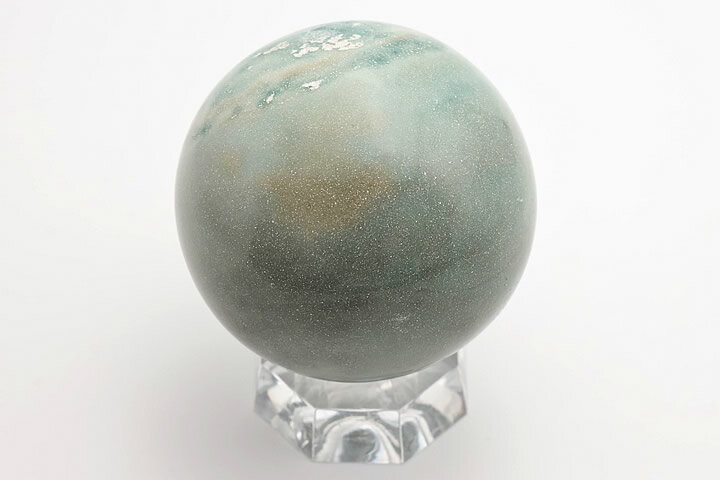 53mm グリーンスレイマンアゲート丸玉ファイナルグレード インド・ジャイプール産