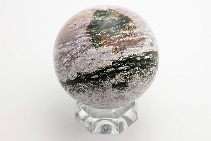 52mm グリーンスレイマンアゲート丸玉ファイナルグレード インド・ジャイプール産