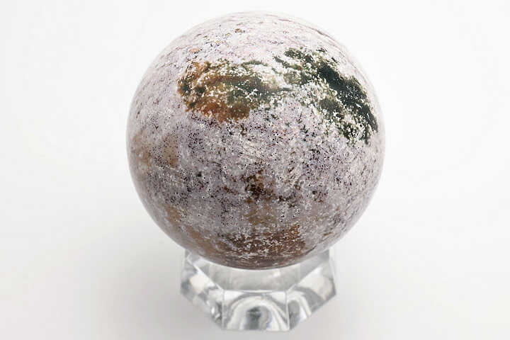 51mm グリーンスレイマンアゲート丸玉ファイナルグレード インド・ジャイプール産