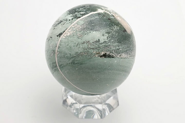 50mm グリーンスレイマンアゲート丸玉ファイナルグレード インド・ジャイプール産