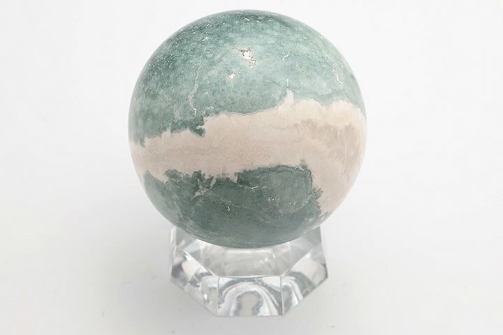 48mm グリーンスレイマンアゲート丸玉ファイナルグレード インド・ジャイプール産