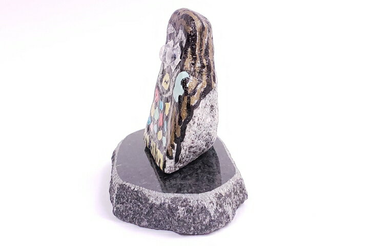 庵治石　アマビエ彫刻品　香川県高松市産