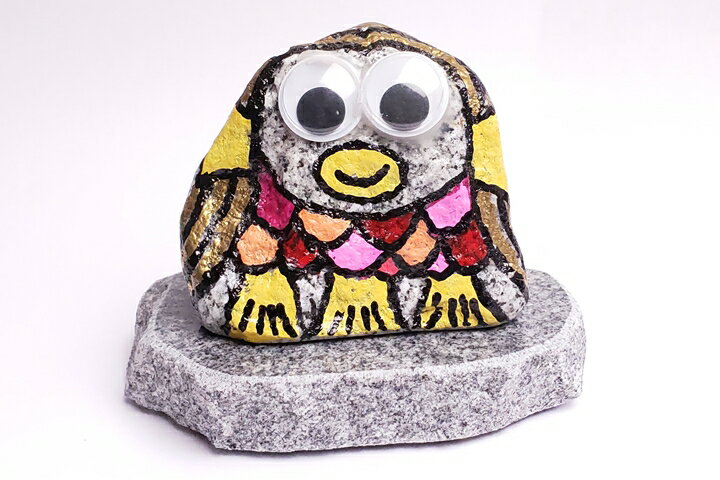 庵治石 アマビエ彫刻品 ラージサイズ 香川県高松市産