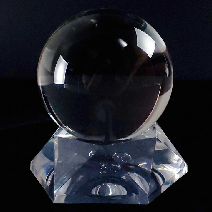 60.4mm最高級品鑑別書付き5A無垢水晶丸玉