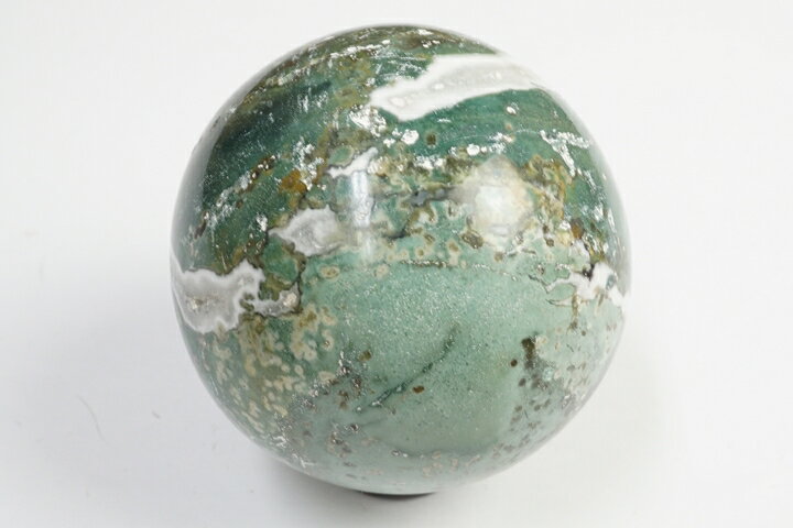 50mmグリーンスレイマンアゲート丸玉ファイナルグレード インド・ジャイプール産