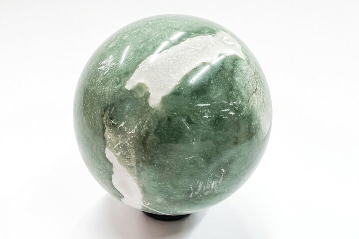 53mm グリーンスレイマンアゲート丸玉ファイナルグレード インド・ジャイプール産