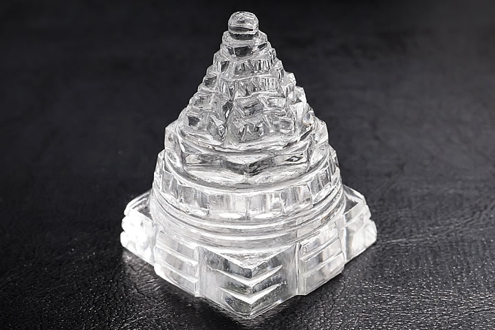 最高級品ガーネッシュヒマール産　ヒマラヤ水晶シュリーヤントラ