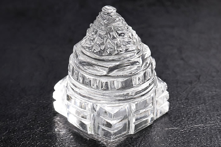 最高級品ガーネッシュヒマール産　ヒマラヤ水晶シュリーヤントラ