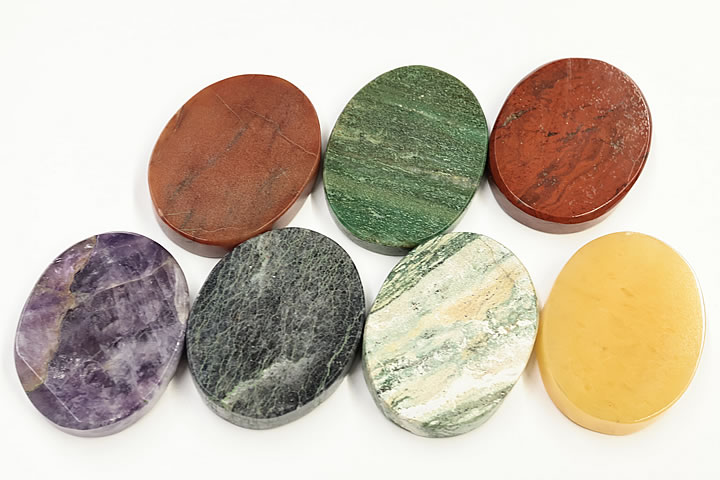 マルチカラーチャクラストーン 7枚セット
