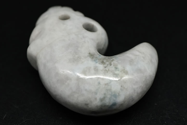 超レア品糸魚川翡翠異形勾玉 原産地証明書付