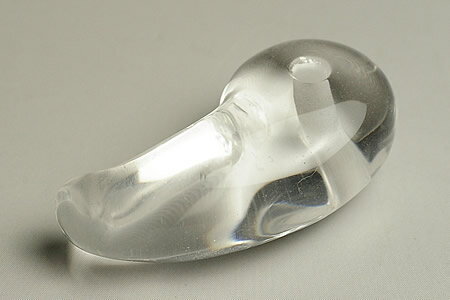 35mm水晶勾玉