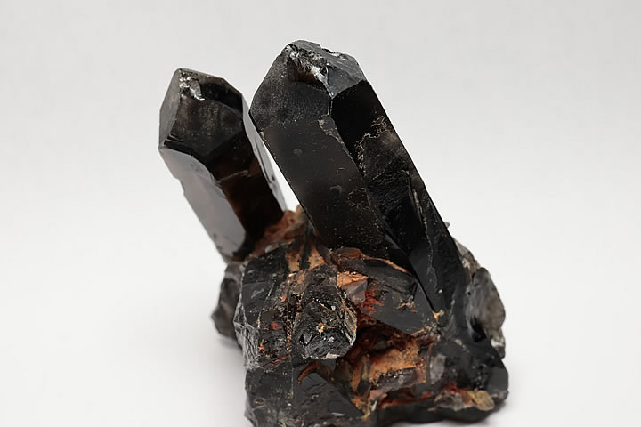 チベットモリオンクラスター　黒水晶　モーリオン 四川省産