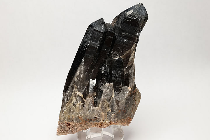 チベットモリオンクラスター　黒水晶　モーリオン 四川省産