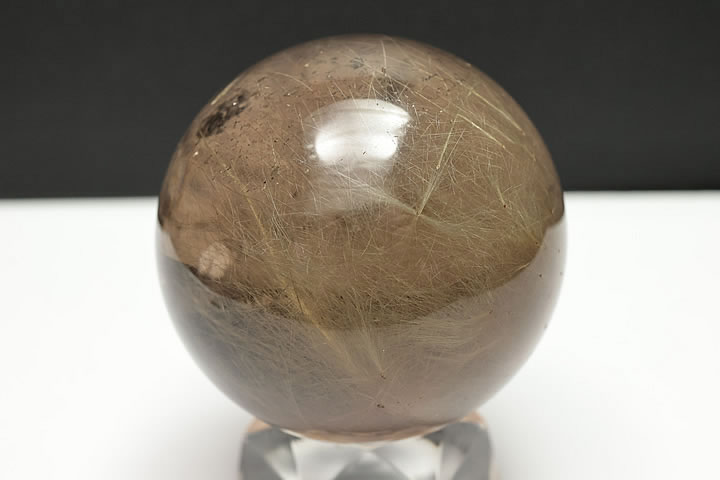 乐天商城 - 45mmスモーキールチル水晶丸玉 ブラジル産