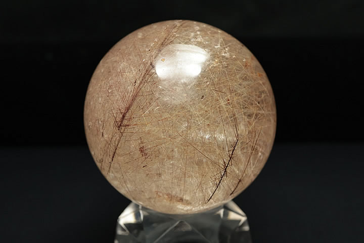 41mmルチル水晶丸玉 ブラジル産