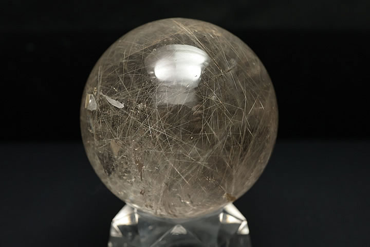 樂天商城 - 41mmルチル水晶丸玉 ブラジル産