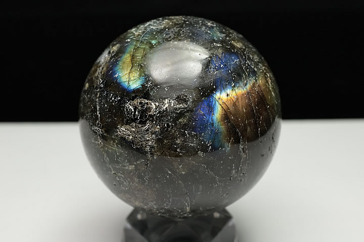 Rakuten - 51mmラブラドライト丸玉 マダガスカル産