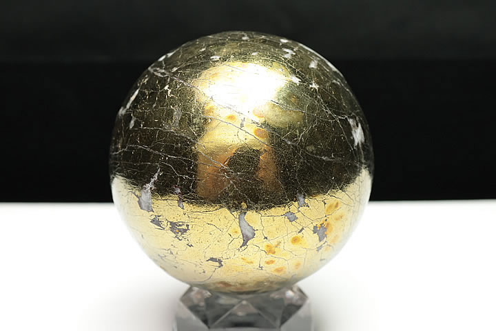 乐天商城 - 55mmチャルコパイライト丸玉 ペルー産