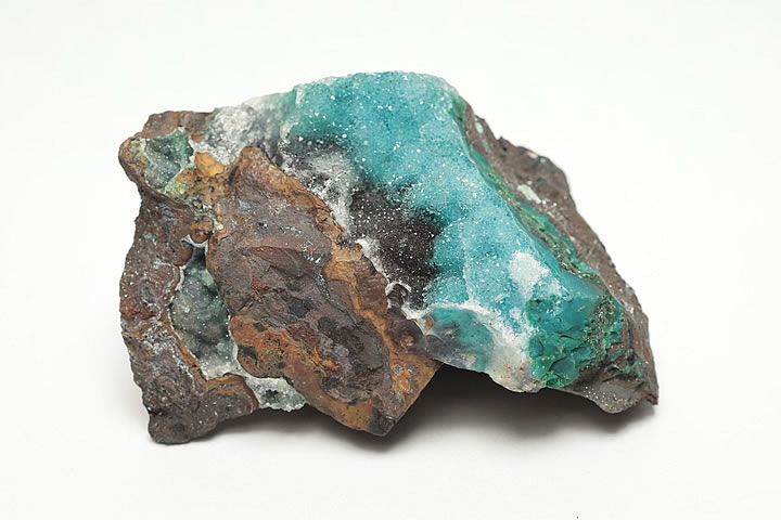クリソコーラ・水晶 ペルー産