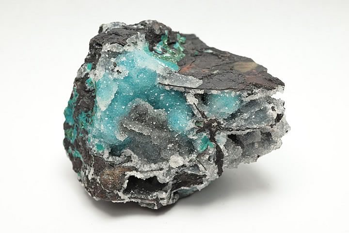 クリソコーラ・水晶 ペルー産