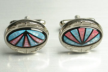 カフス　ロジューム加工済み