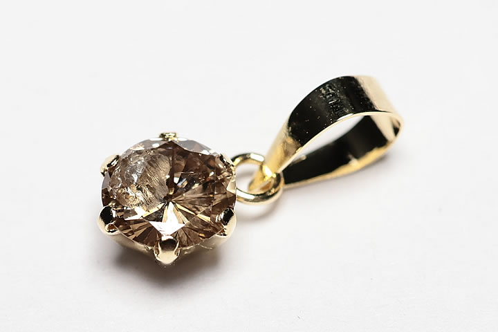 0.30ctダイヤモンドペンダントトップ K18YG