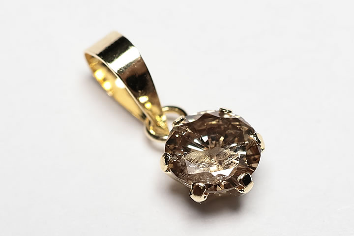 0.30ctダイヤモンドペンダントトップ K18YG