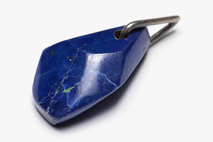 最高級ラピスラズリ穴あきペンダントトップ