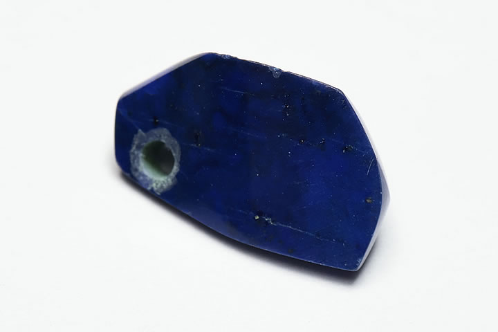 最高級ラピスラズリ穴あきペンダントトップ