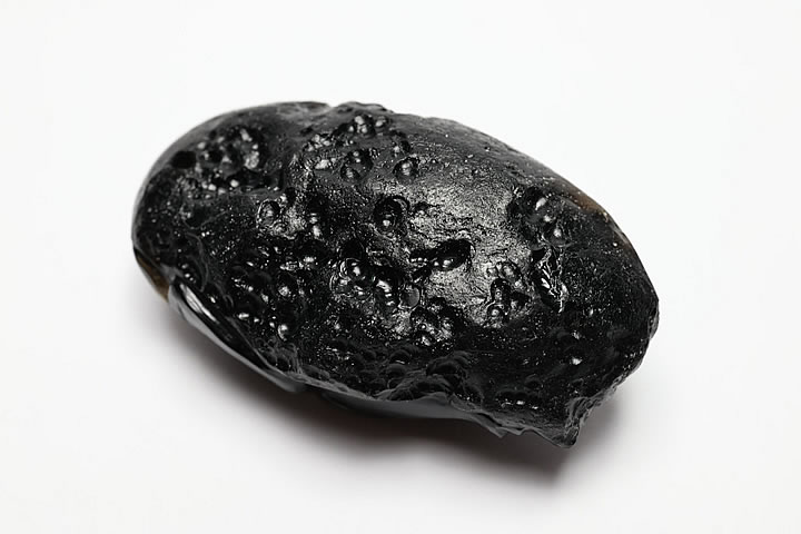 テクタイト彫刻ペンダントトップ　布袋