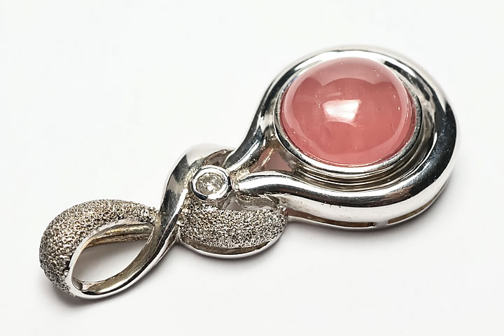 ロードクロサイト(インカローズ)・ダイア ペンダントトップ