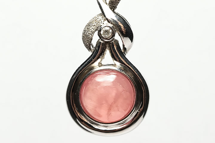 ロードクロサイト(インカローズ)・ダイア ペンダントトップ